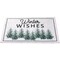 Northlight Pine Trees "Winter Wishes" Christmas Doormat 29" x 17"